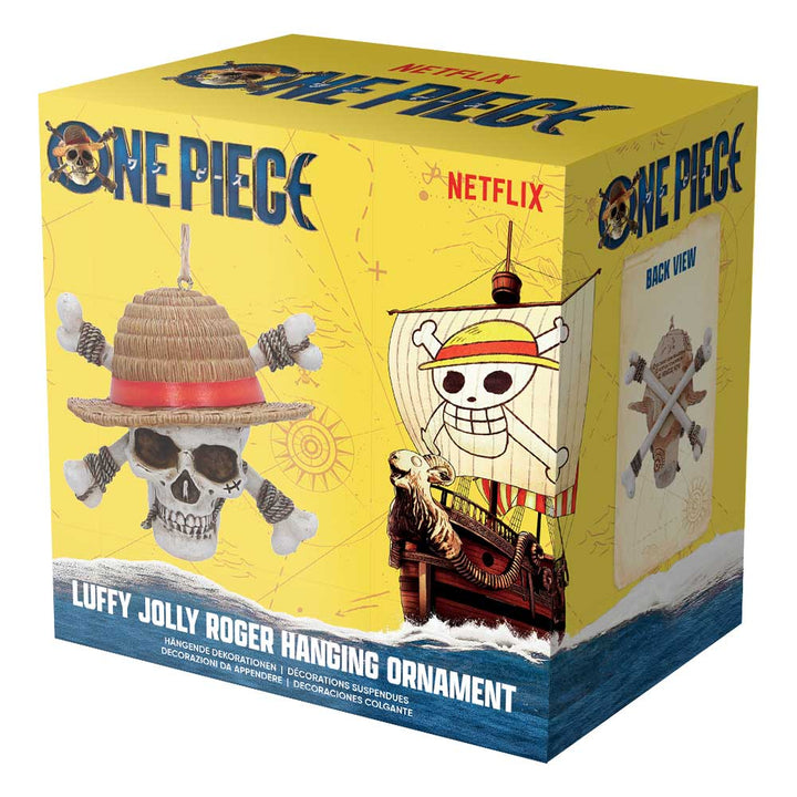 One Piece Luffy Jolly Roger Hanging Holiday Ornament