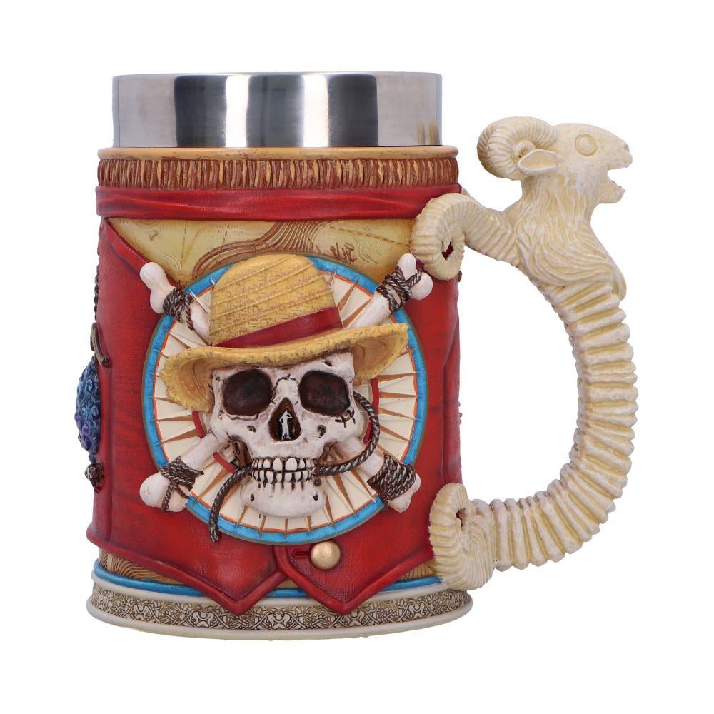One Piece Luffy Straw Hat Pirates Sculpted Tankard