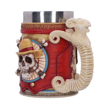 One Piece Luffy Straw Hat Pirates Sculpted Tankard