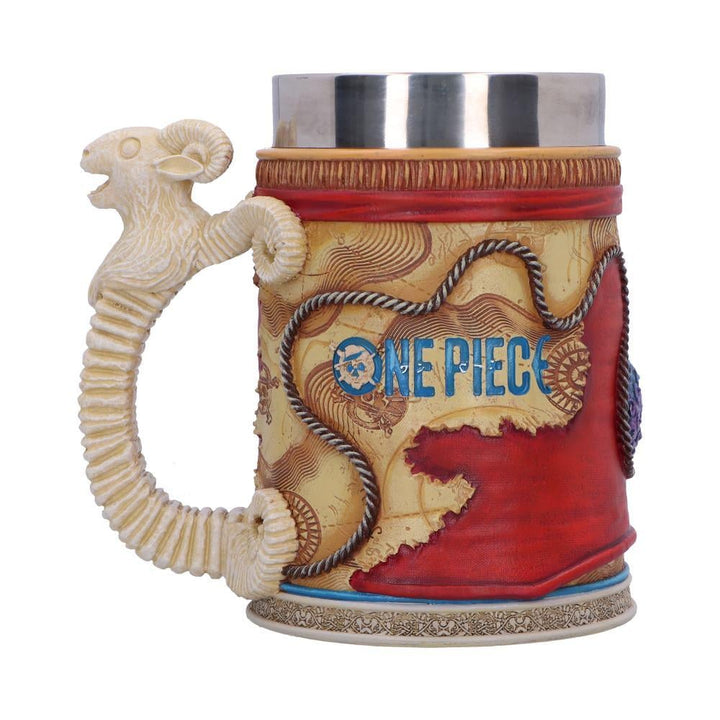 One Piece Luffy Straw Hat Pirates Sculpted Tankard