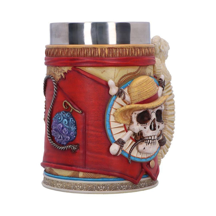 One Piece Luffy Straw Hat Pirates Sculpted Tankard