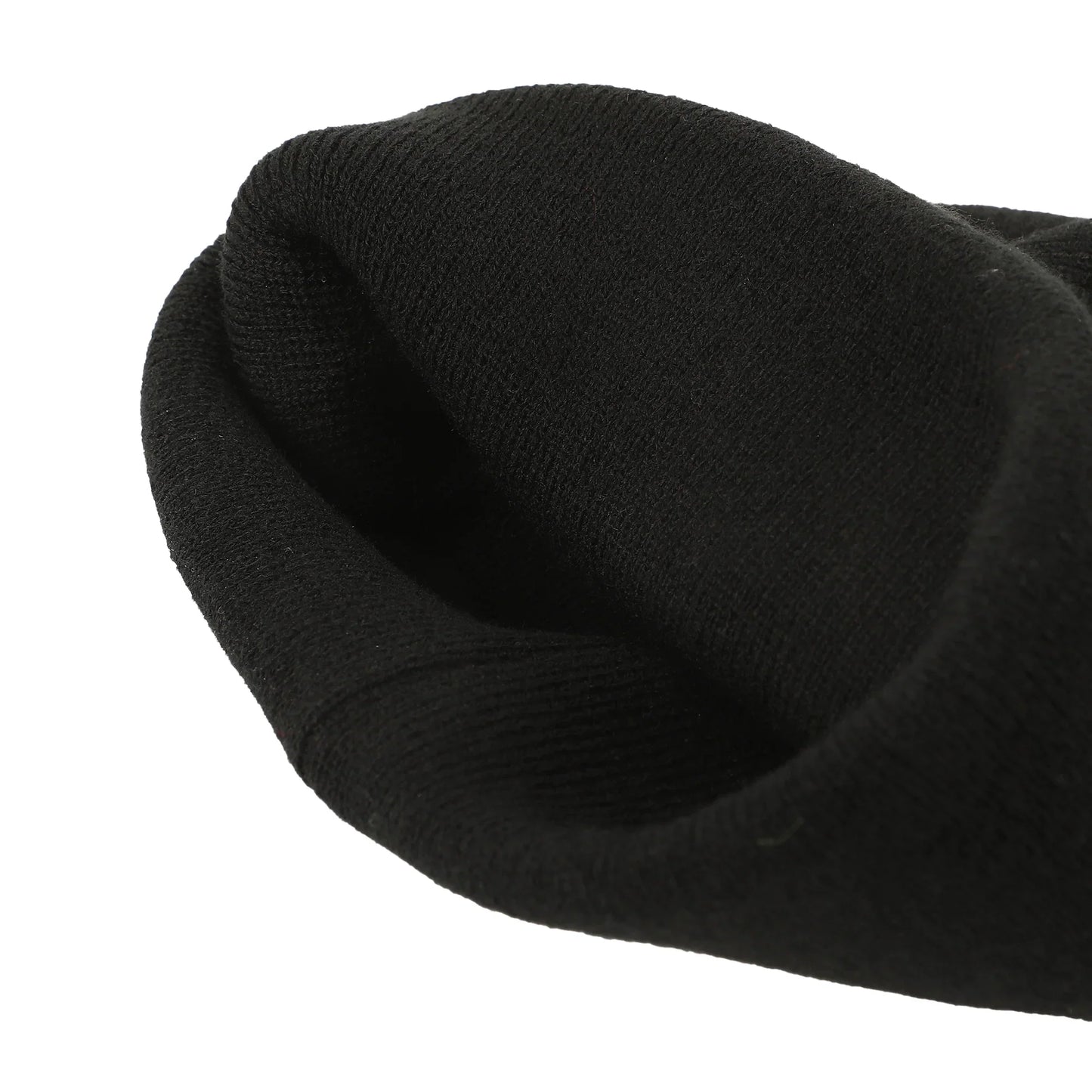 One Piece Straw Hat Pirates Skull & Crossbones Logo Black Cuff Beanie