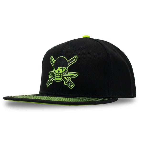 One Piece Zoro Skull Jolly Roger Snapback Hat
