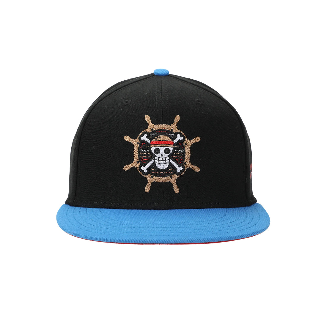 One Piece Straw Hat Pirates Compass Snapback Hat