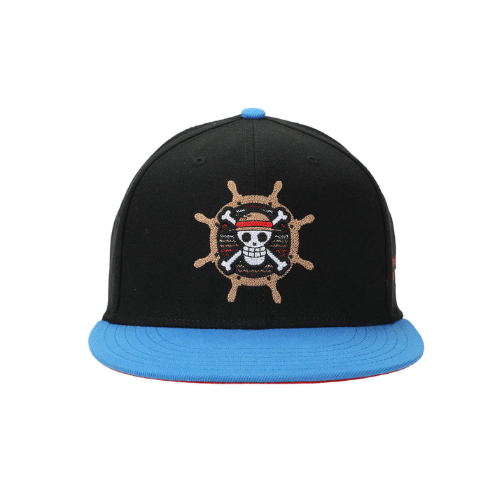 One Piece Straw Hat Pirates Compass Snapback Hat
