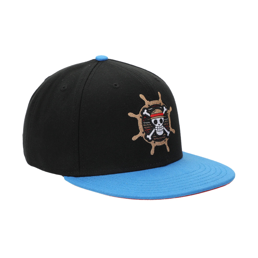 One Piece Straw Hat Pirates Compass Snapback Hat
