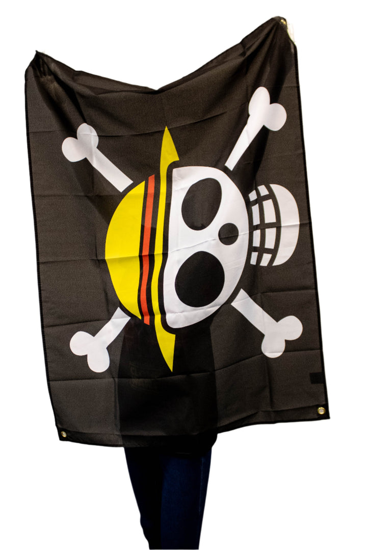 One Piece Luffy Straw Hat Crew Pirate Flag Replica
