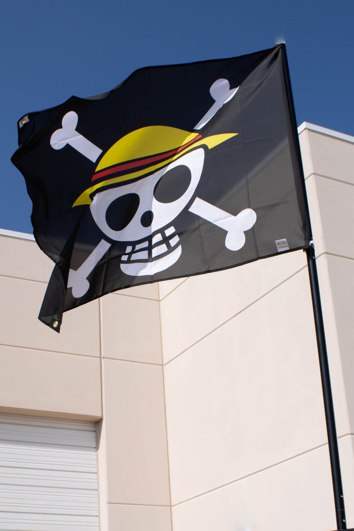 One Piece Luffy Straw Hat Crew Pirate Flag Replica