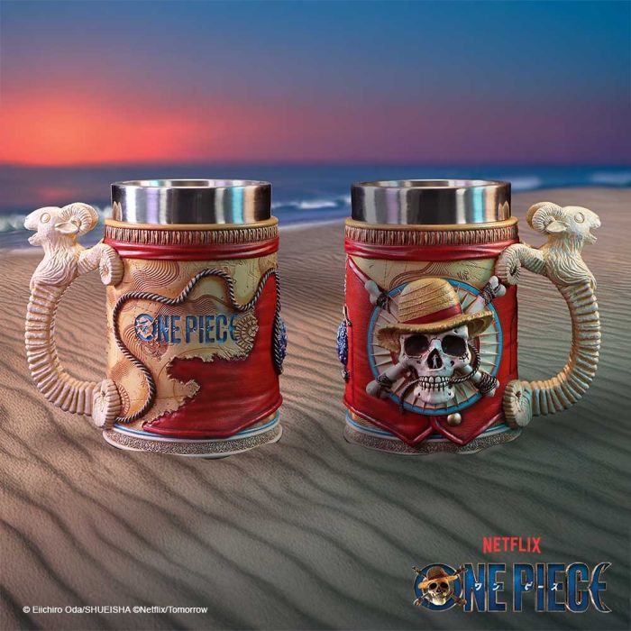 One Piece Luffy Straw Hat Pirates Sculpted Tankard