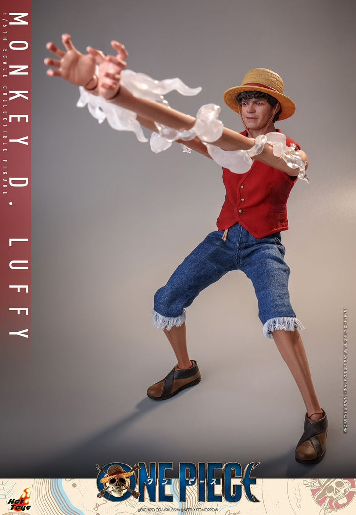 One Piece Monkey D Luffy Sixth Scale Figure by Hot Toys Netflix Version