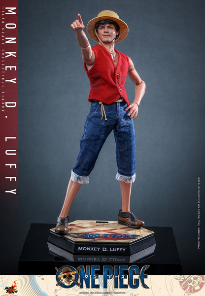 One Piece Monkey D Luffy Sixth Scale Figure by Hot Toys Netflix Version