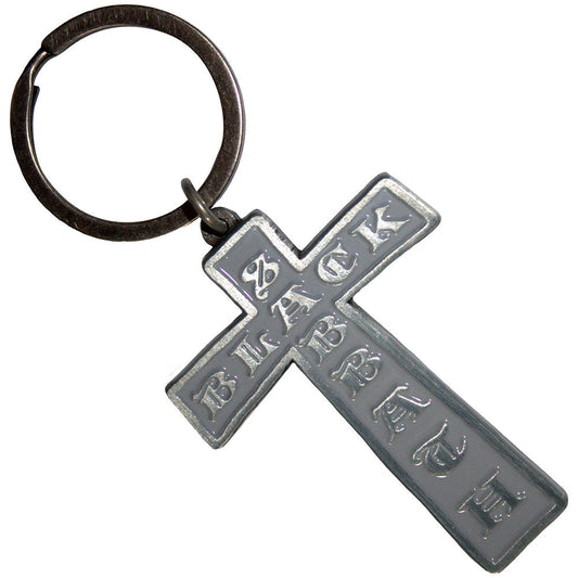 Ozzy Osbourne Black Sabbath Band Cross Keychain