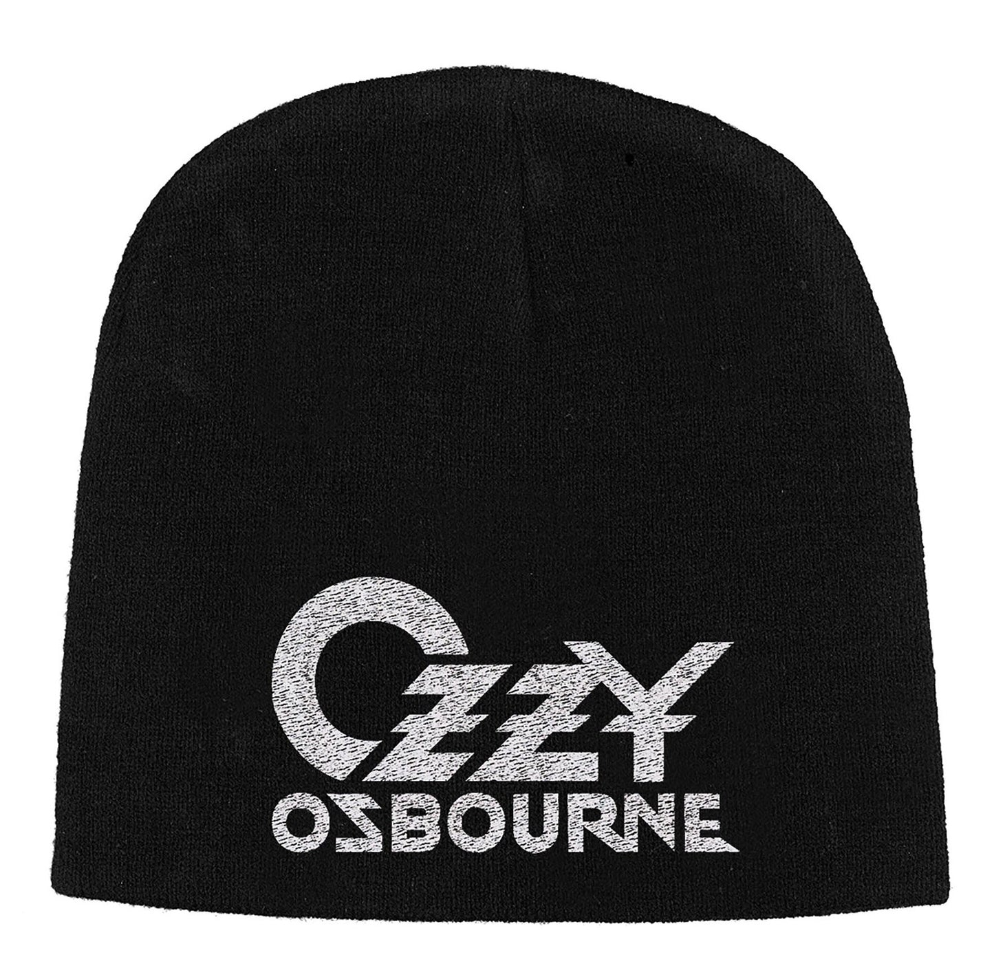 Ozzy Osbourne Logo Embroidered Beanie Hat