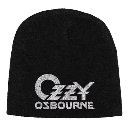 Ozzy Osbourne Logo Embroidered Beanie Hat