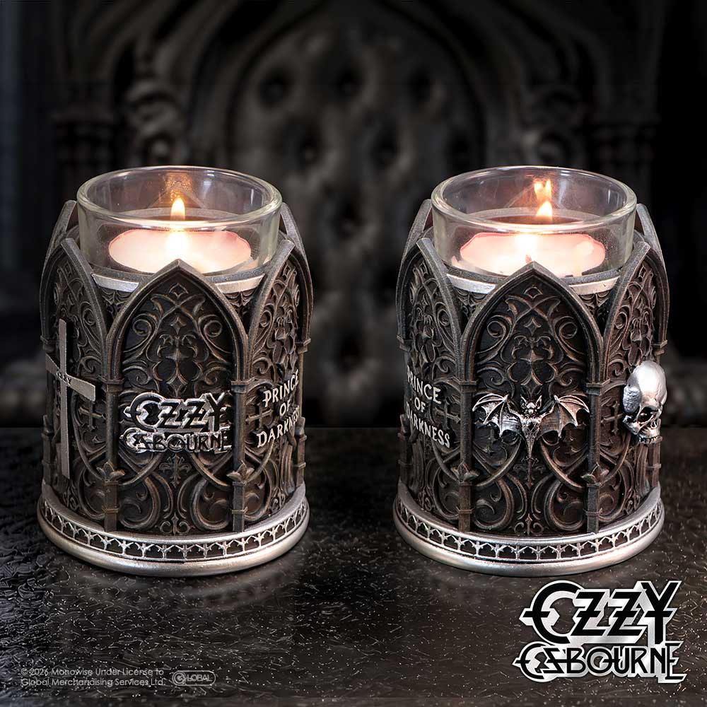 Ozzy Osbourne Prince of Darkness Tea Light Candle Holder
