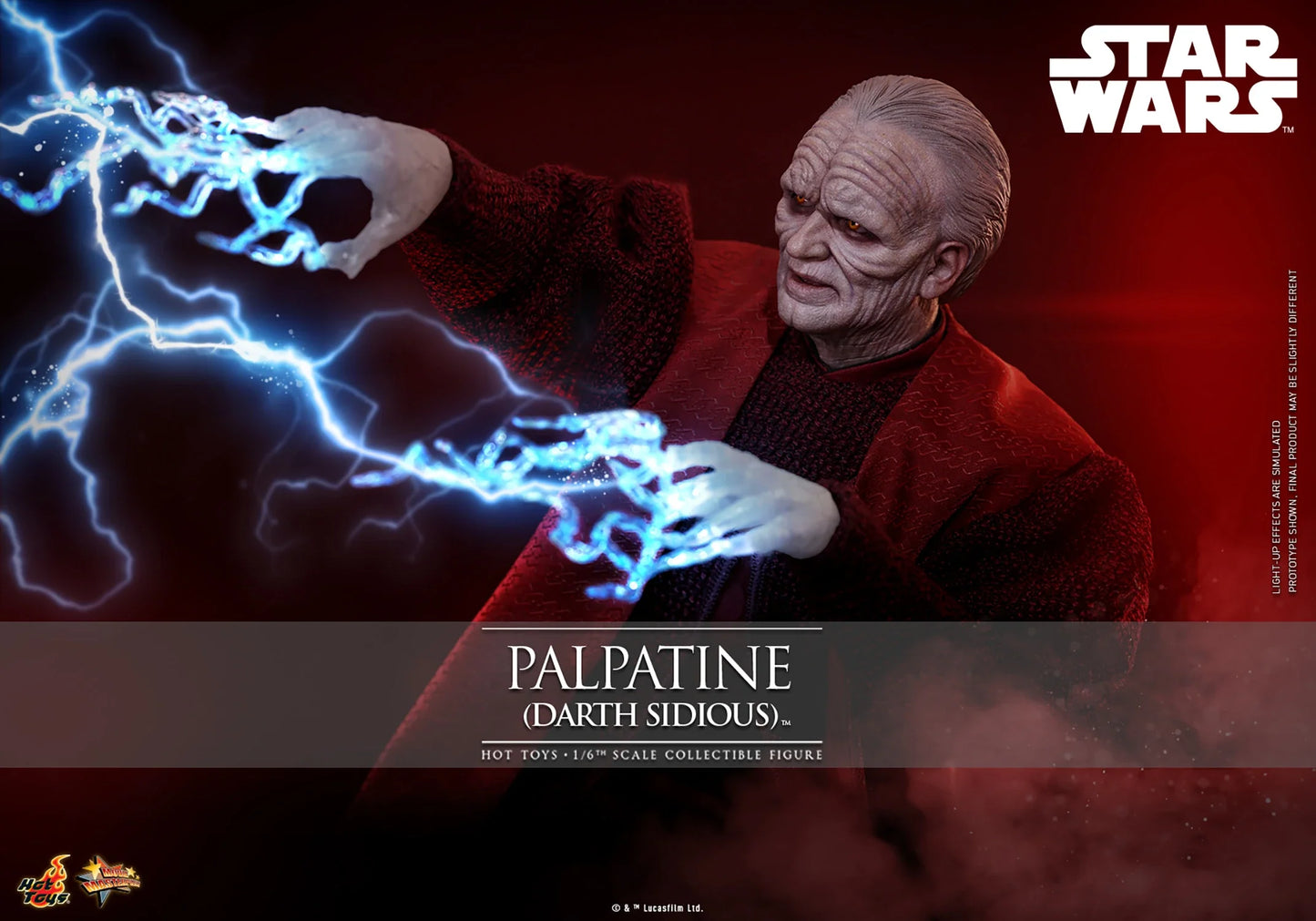*Pre-Order* Star Wars Palpatine (Darth Sidious)™ Sixth Scale Figure by Hot Toys