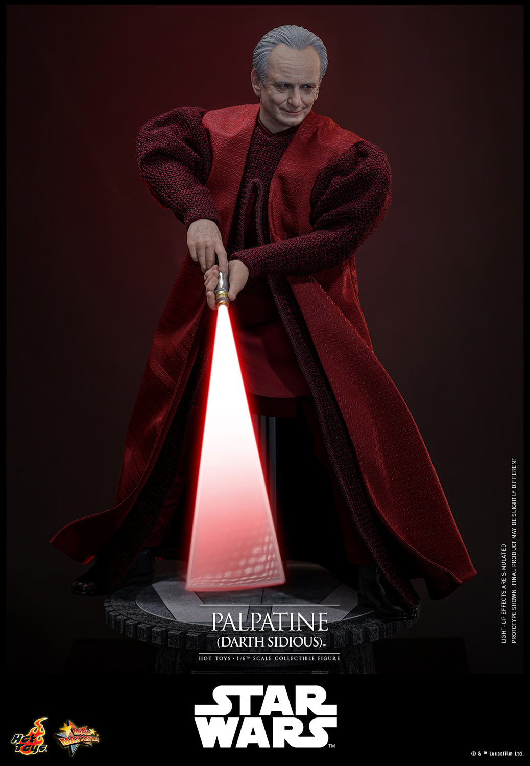 *Pre-Order* Star Wars Palpatine (Darth Sidious)™ Sixth Scale Figure by Hot Toys
