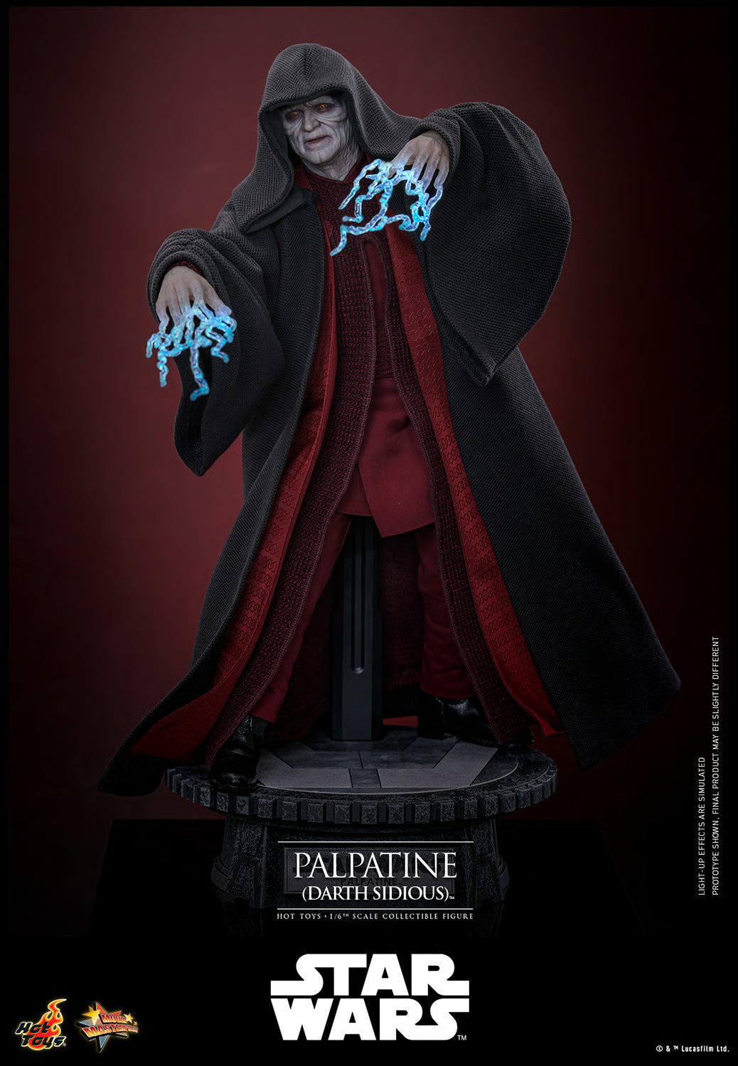 *Pre-Order* Star Wars Palpatine (Darth Sidious)™ Sixth Scale Figure by Hot Toys