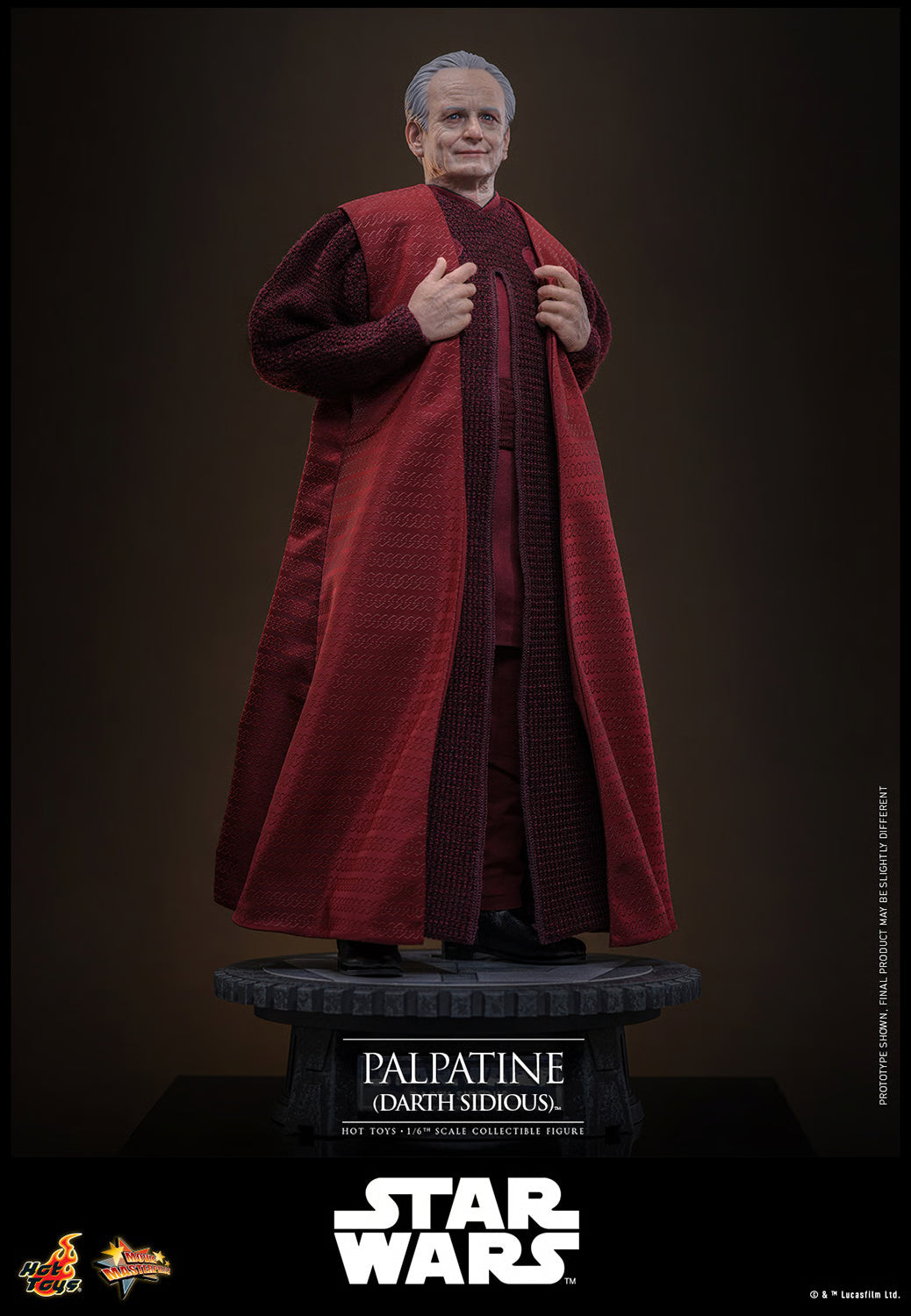 *Pre-Order* Star Wars Palpatine (Darth Sidious)™ Sixth Scale Figure by Hot Toys