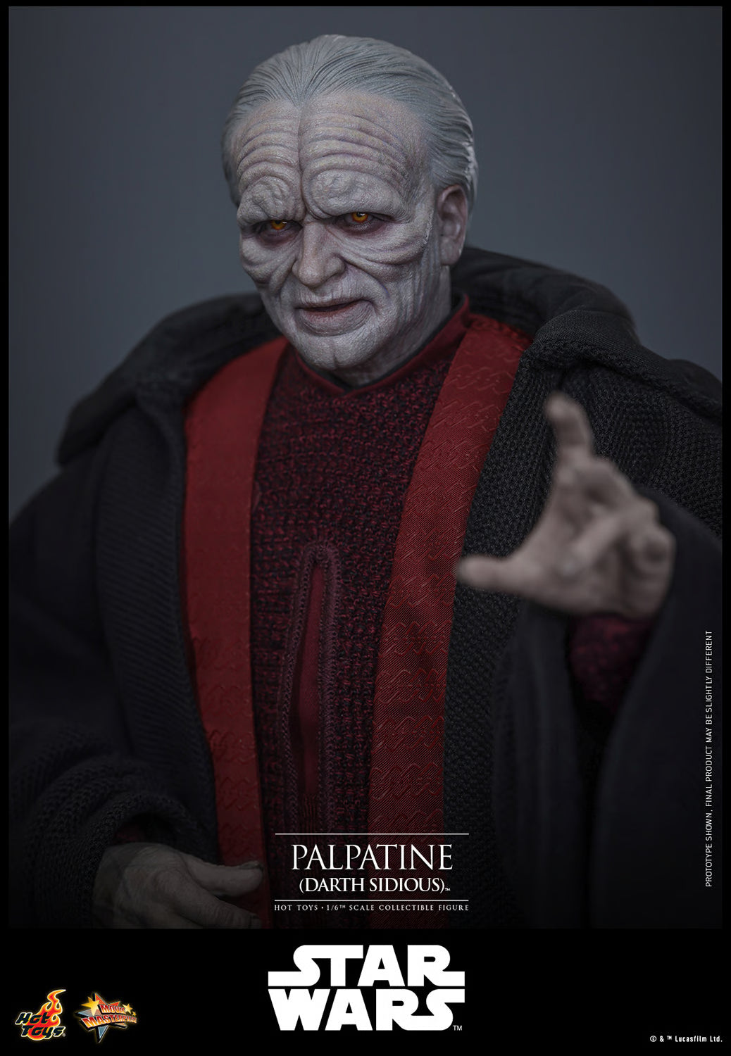 *Pre-Order* Star Wars Palpatine (Darth Sidious)™ Sixth Scale Figure by Hot Toys