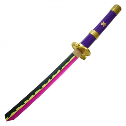 One Piece Zoro Pirate Swordsman’s Purple Katana w/ LED Blade – Anime-Inspired Replica