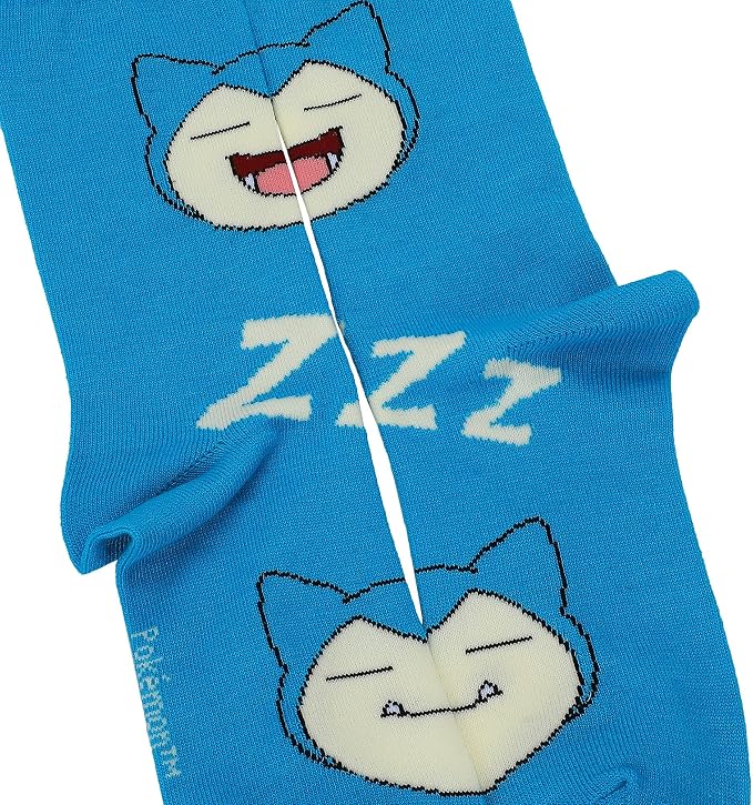 Pokemon Character Womens Crew Socks 5 Pack