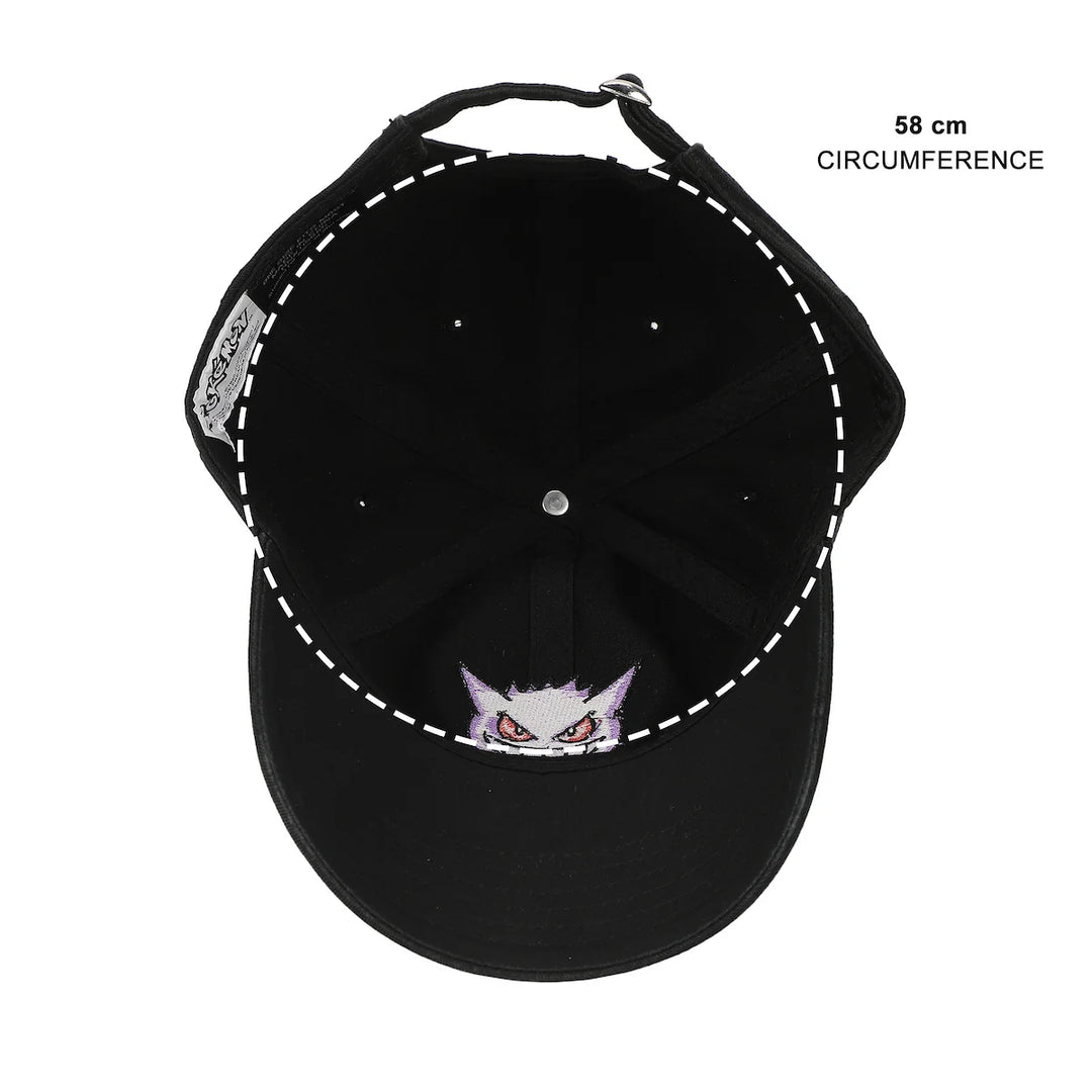 Pokemon Gengar Black Baseball Hat