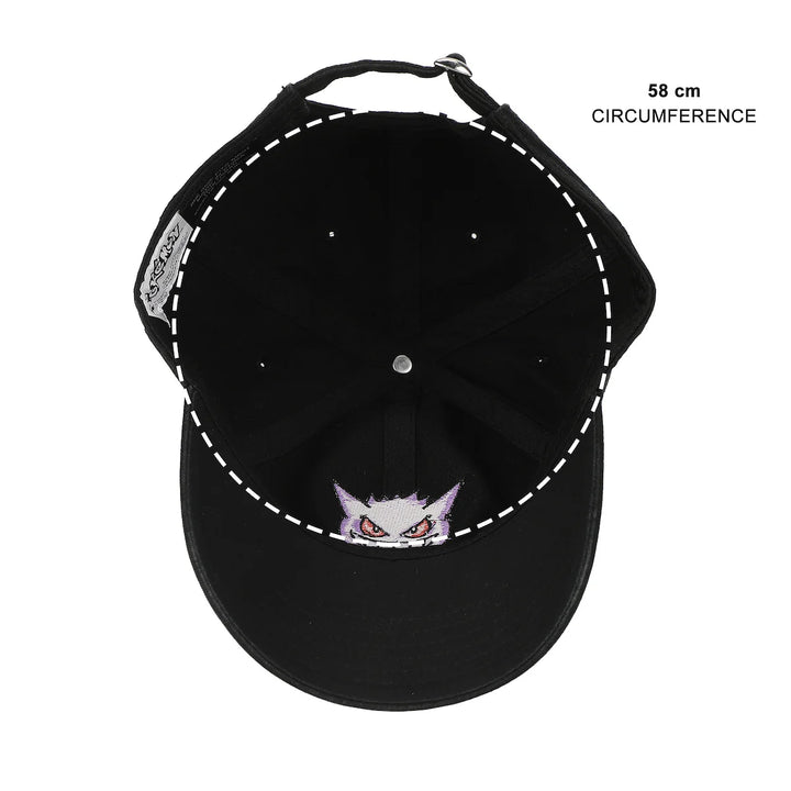 Pokemon Gengar Black Baseball Hat