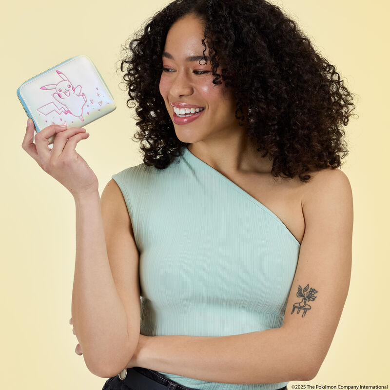 Pokémon Iridescent Pikachu Zip Around Wallet by Loungefly