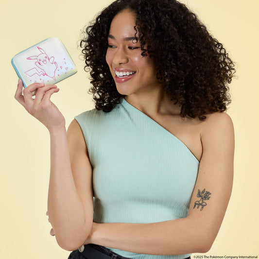 Pokémon Iridescent Pikachu Zip Around Wallet by Loungefly