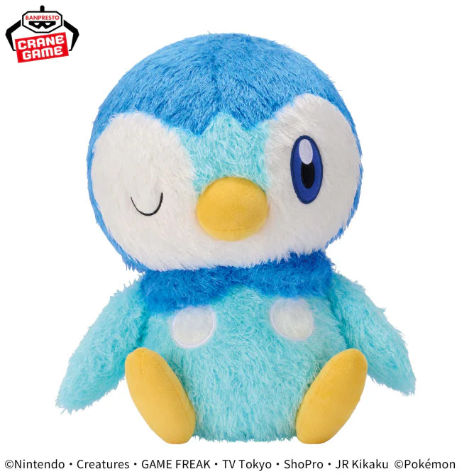 Pokemon Mecha Mofu Good Relax Time Plush Piplup, 13"