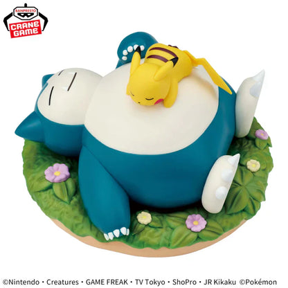 Pokemon Relax Time Pikachu & Snorlax Figure by Banpresto