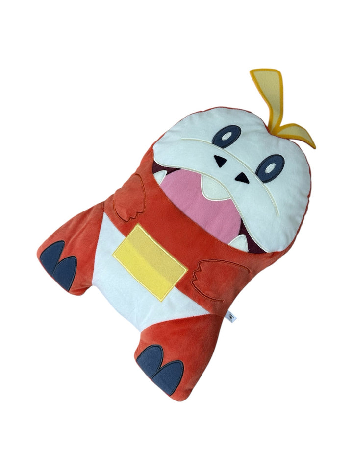 Pokemon Fuecoco Large Plush Cushion Pillow (Flat), 13.8"