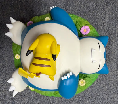 Pokemon Relax Time Pikachu & Snorlax Figure by Banpresto
