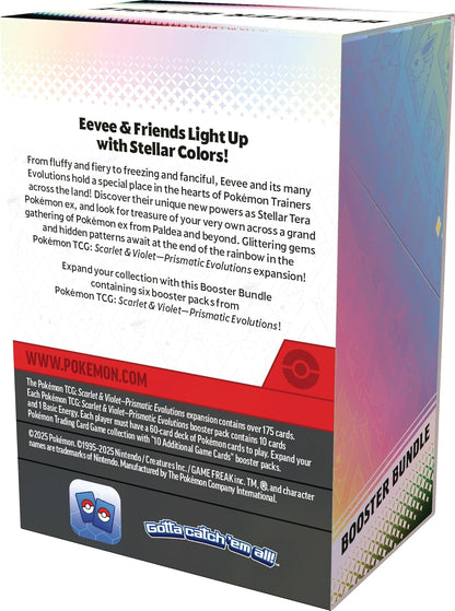 Pokemon Cards Scarlet & Violet—Prismatic Evolutions Booster Bundle