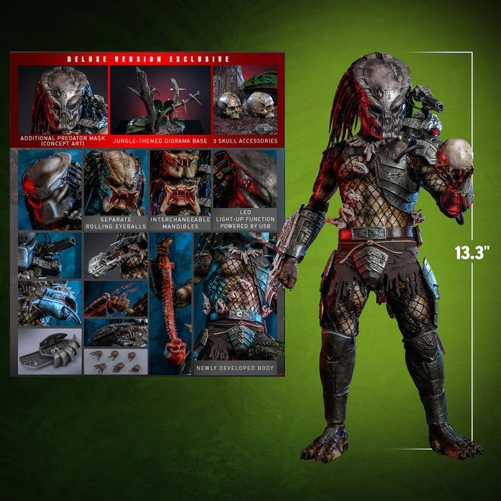 *Pre-Order* Predator (2.0) Deluxe Version Sixth Scale Figure by Hot Toys