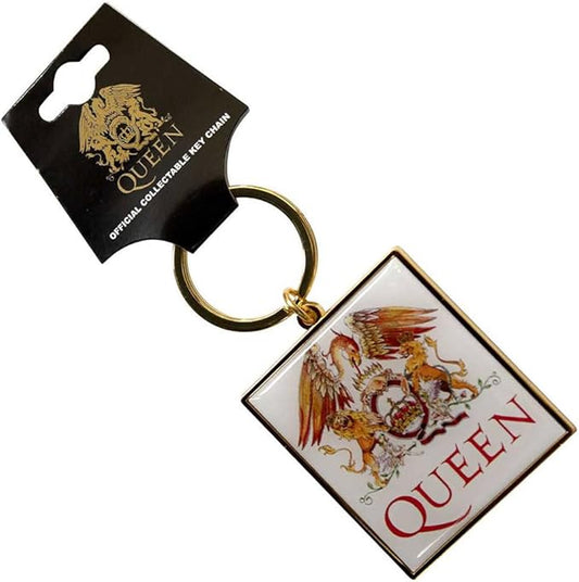 Queen Classic Crest Band Logo Keychain