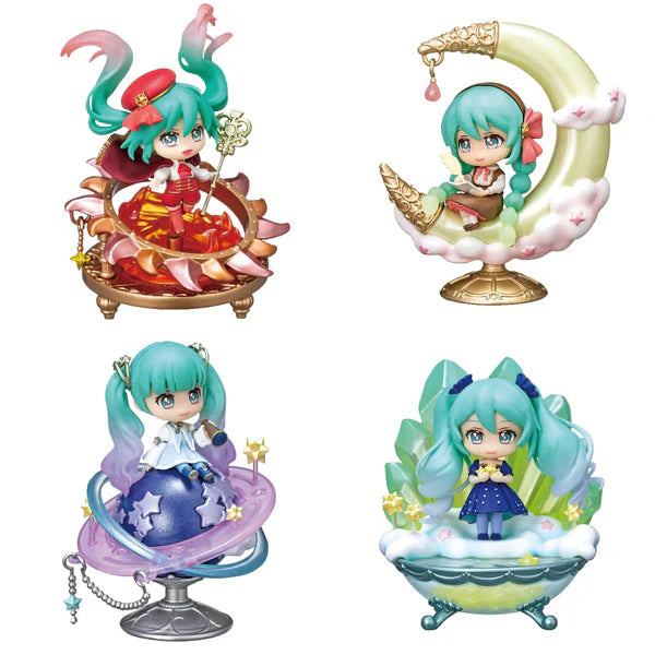 Rement Hatsune Miku Starrium Glittering Night Sky Story Blind Box (Box of 4)