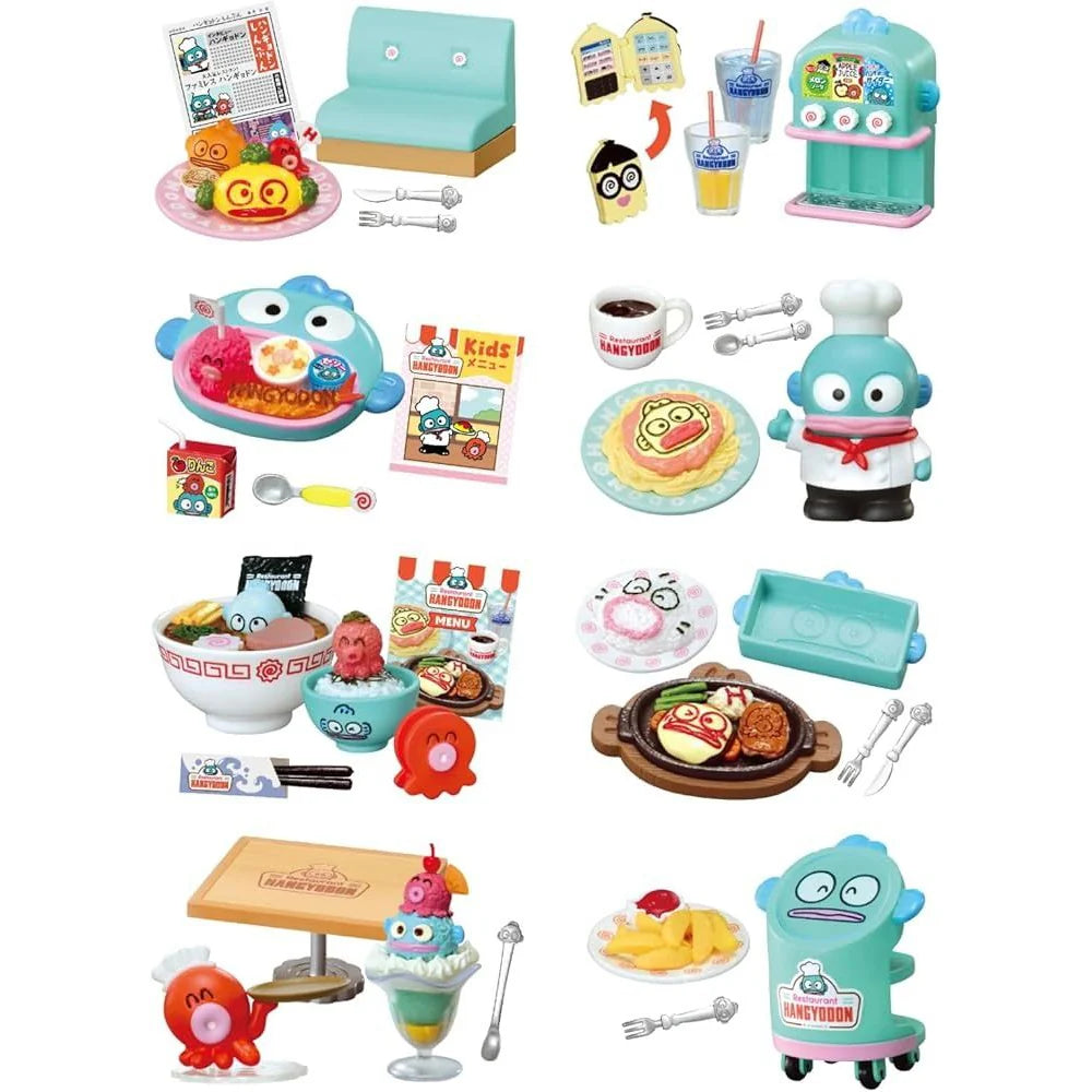 Rement Sanrio Restaurant Hangyodon Blind Box (Box of 8)