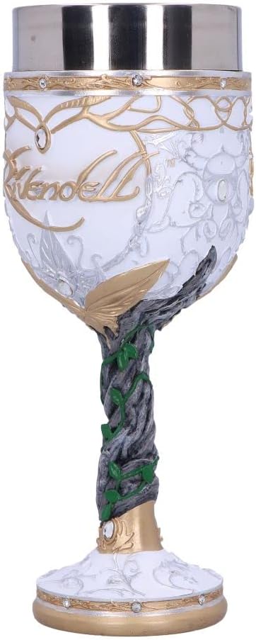 Lord of the Rings Rivendell Sculpted Resin Goblet