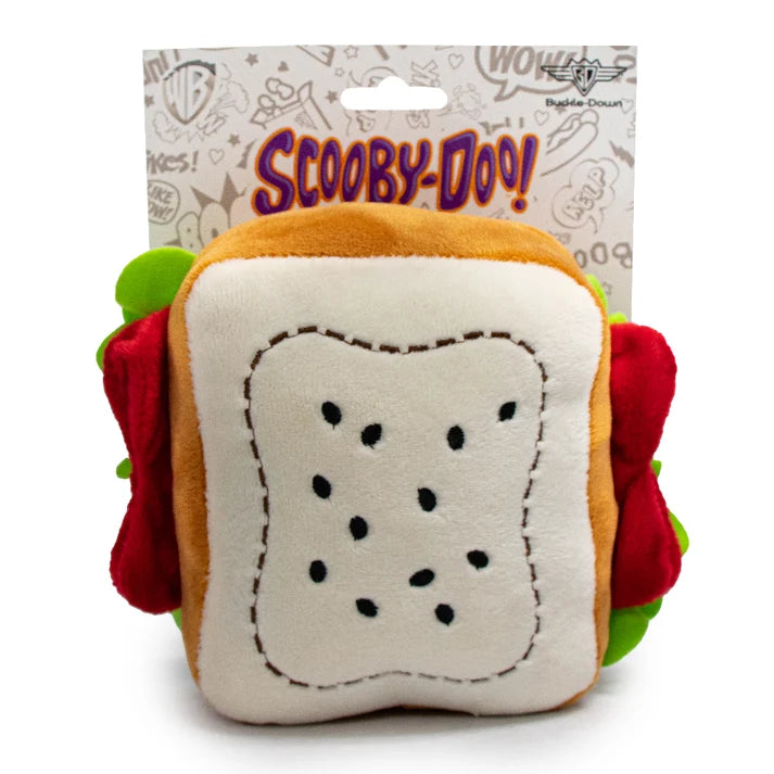 Scooby-Doo Sandwich Squeaker Plush Dog Toy