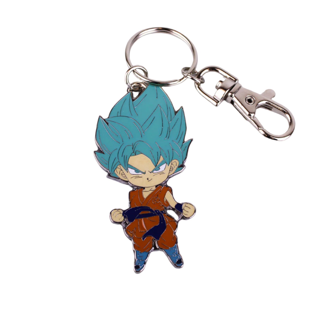 SSGSS Goku Metal Keychain