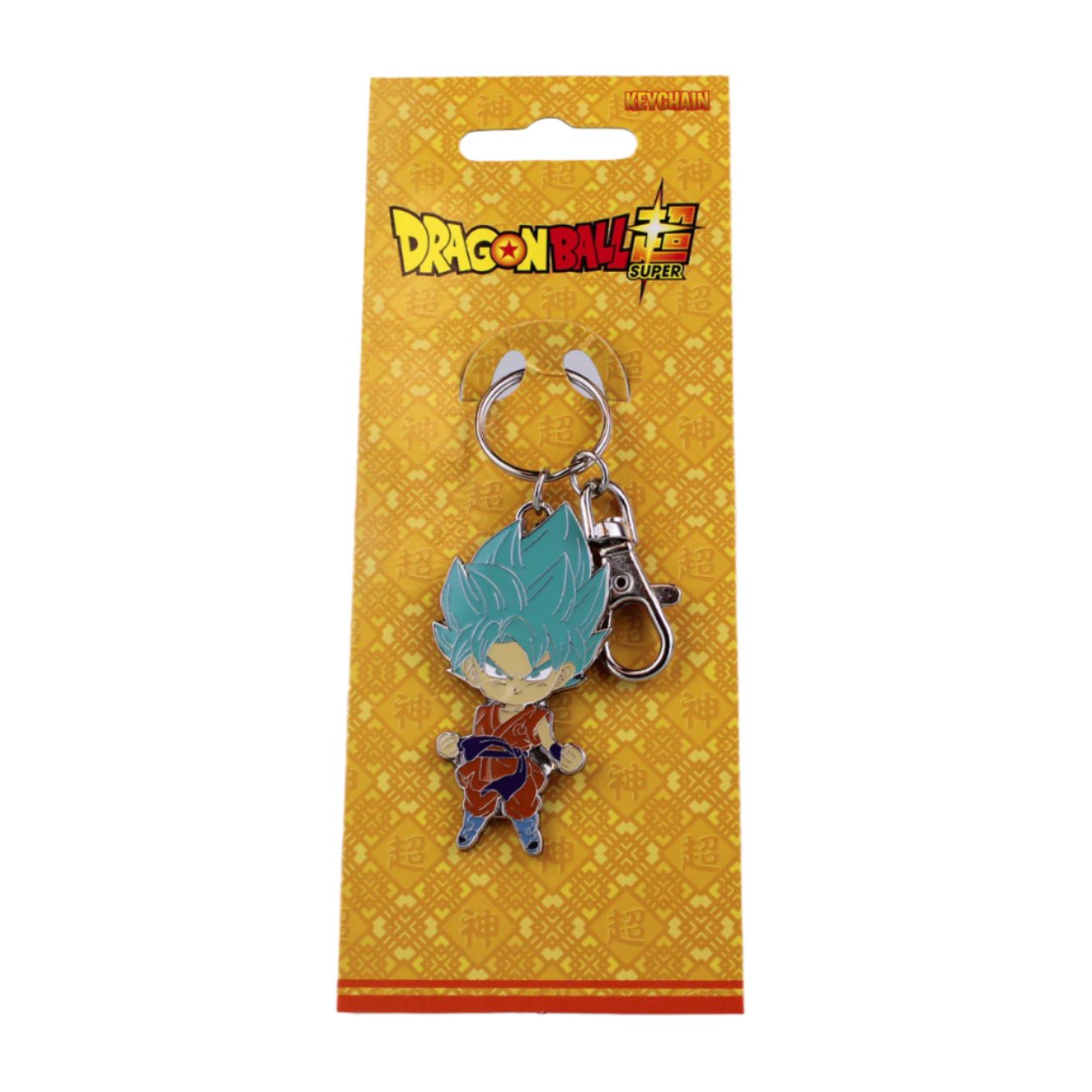 SSGSS Goku Metal Keychain