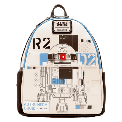 Loungefly Star Wars: The Power of the Force R2-D2 Astromech Droid Light Up Mini Backpack