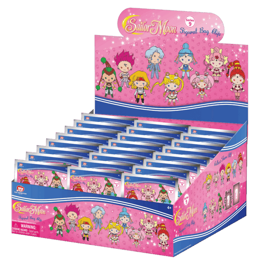 Sailor Moon 3D Foam Bag Clip Series 9 Blind Bag Box of 24