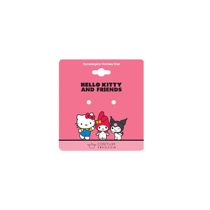 Sanrio Kuromi Enamel Stud Earrings