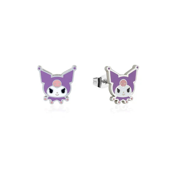 Kuromi Hello Kitty Sanrio Enamel Stud Earrings
