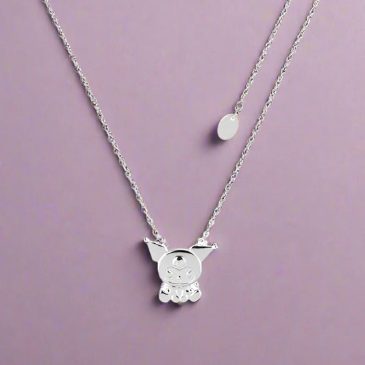 Sanrio Precious Metal Kuromi Necklace