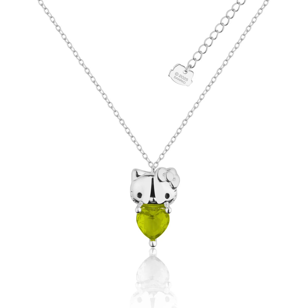 Hello Kitty August Birthstone Sanrio Necklace