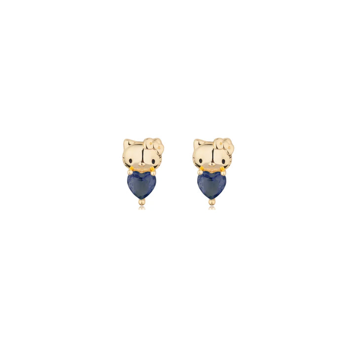 Sanrio Hello Kitty December Birthstone Stud Earrings